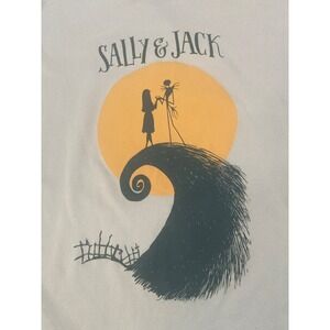 Disney The Nightmare Before Christmas Sally & Jack Purple Graphic T Shirt Small